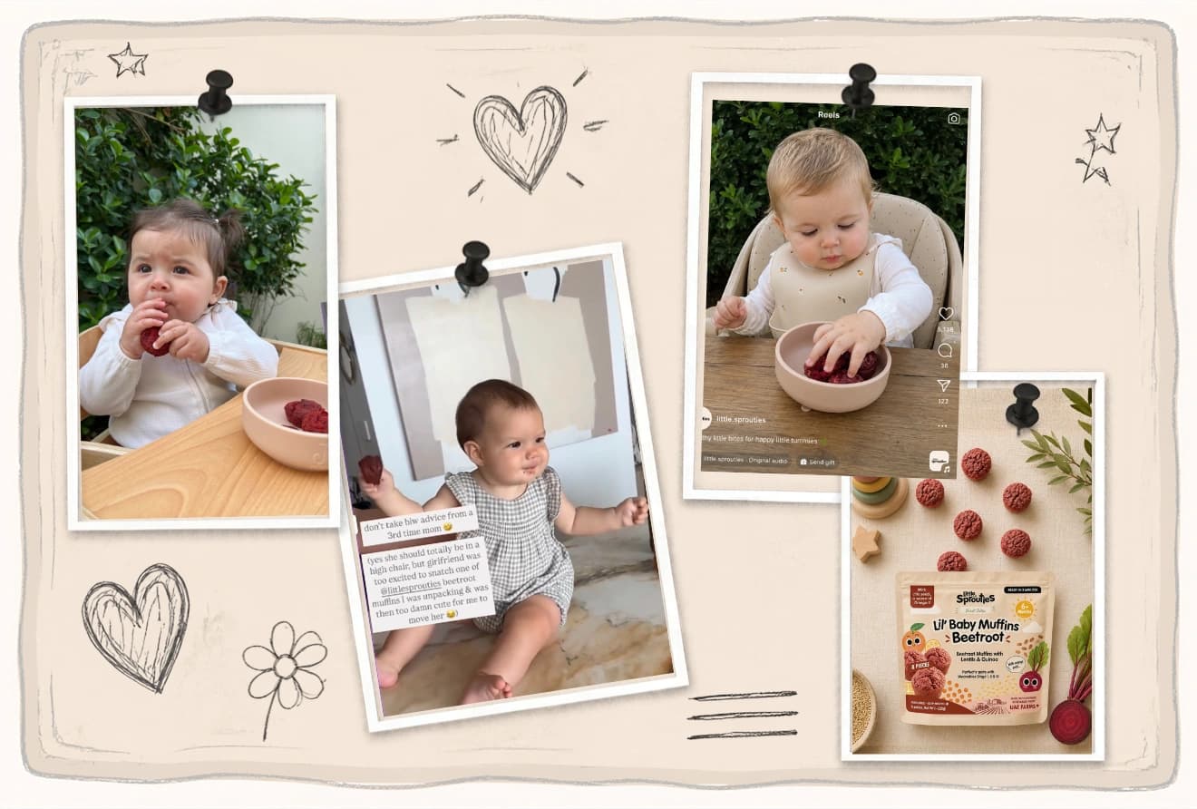 Lil' Baby Muffins | Beetroot