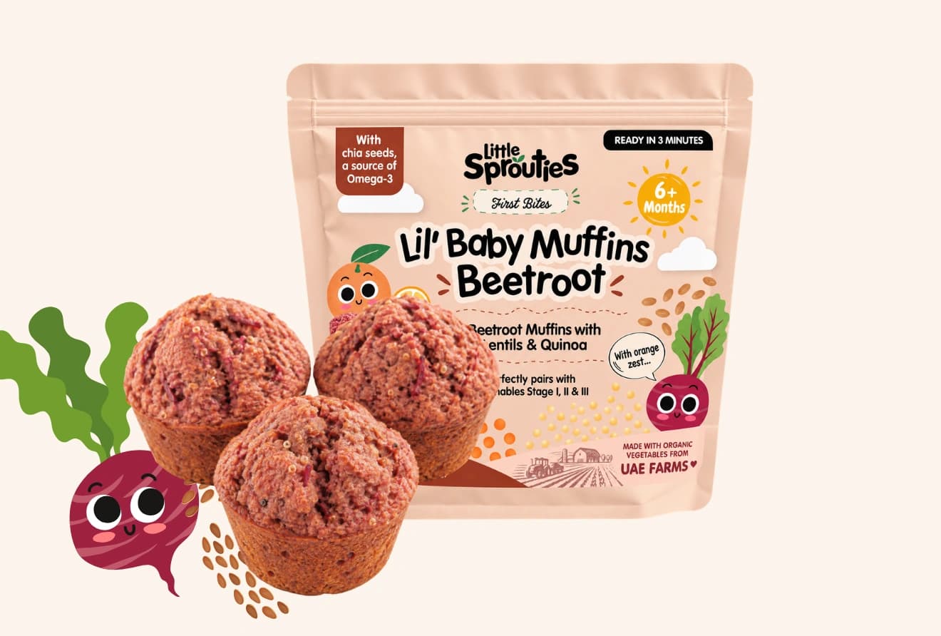 Lil' Baby Muffins | Beetroot